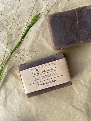 Neem Basil Soap - Beeja Botanicals