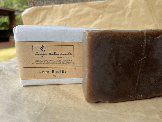 Neem Basil Soap - Beeja Botanicals